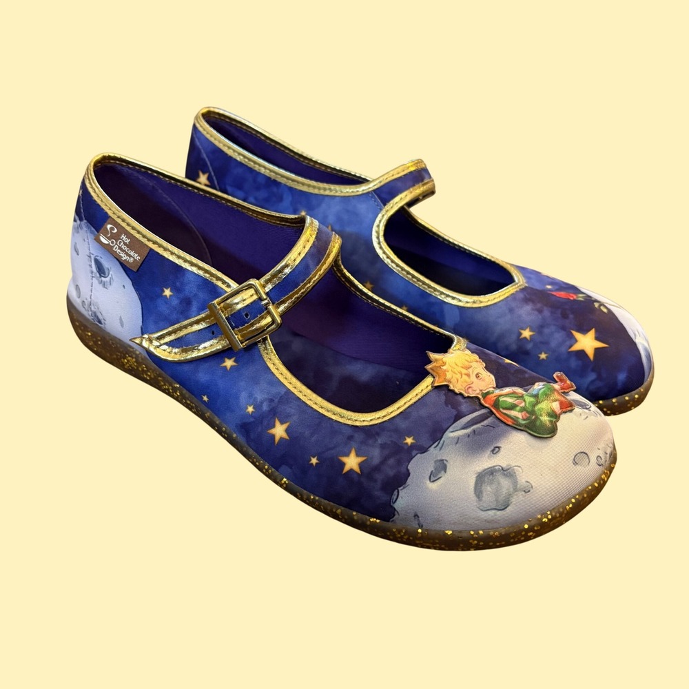 Hot Chocolate Design Chocolitas The Prince Womens Strappy Fairy Mary Jane Shoes